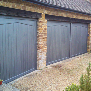 Woodrite up and over timber doors